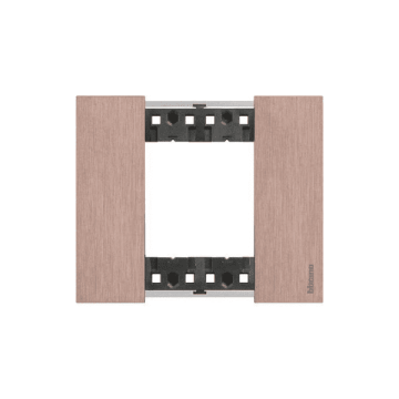 Plaque BTicino Living Now 2 modules - cuivre KA4802ZM Plaque BTicino Living Now 2 modules - cuivre KA4802ZM