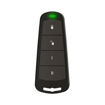 Pyronix Hikvision KEYFOB-WE Télécommande bidirectionnelle sans fil 4 boutons et 8 fonctions Pyronix Hikvision KEYFOB-WE Télécommande bidirectionnelle sans fil 4 boutons et 8 fonctions