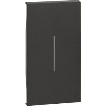 Couverture éclairable BTicino Living Now 2 modules - noir KG01M2 Couverture éclairable BTicino Living Now 2 modules - noir KG01M2
