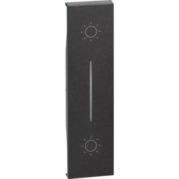 Couvercle BTicino Living Now pour bouton-poussoir non verrouillé 1 module - noir KG05L Couvercle BTicino Living Now pour bouton-poussoir non verrouillé 1 module - noir KG05L