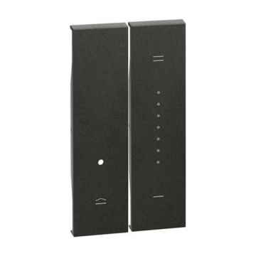 Couvrir Bticino Living Now pour le Dimmer 2 Modules Noir KG19