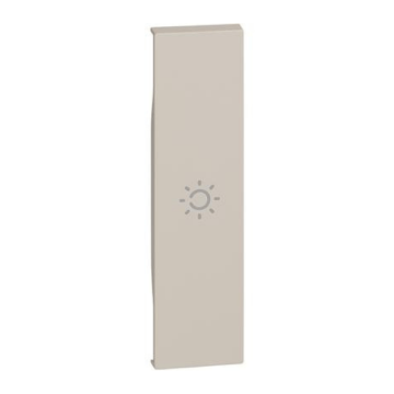 Couvercle eclairè BTicino Living Now avec symbole lumineux 1 module - sable KM01A Couvercle eclairè BTicino Living Now avec symbole lumineux 1 module - sable KM01A