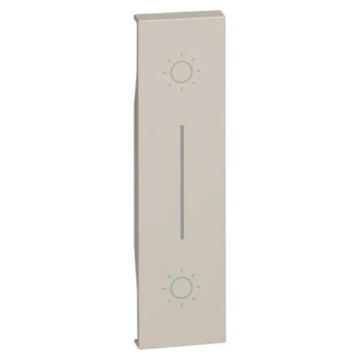 Couvercle BTicino Living Now pour bouton non verrouillé 1 module - sable KM05L Couvercle BTicino Living Now pour bouton non verrouillé 1 module - sable KM05L