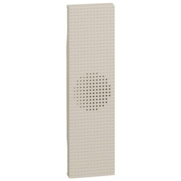 Couvercle Bticino Living Now pour sonnerie bronze/buzzer 1 module - sable KM15