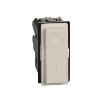 Commutateur BTicino Living Now illuminable 1 module - sable KM4002 Commutateur BTicino Living Now illuminable 1 module - sable KM4002