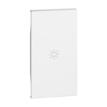Couvercle eclairè BTicino Living Now avec symbole lumineux 2 modules - blanc KW01M2A Couvercle eclairè BTicino Living Now avec symbole lumineux 2 modules - blanc KW01M2A