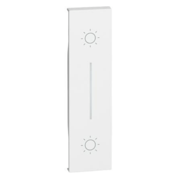Couvercle BTicino Living Now pour bouton 1 module non verrouillé - blanc KW05L Couvercle BTicino Living Now pour bouton 1 module non verrouillé - blanc KW05L