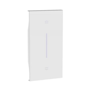 Couvercle BTicino Living Now illuminable pour bouton verrouillé et commande d’obturateur 2 modules - blanc KW05M2