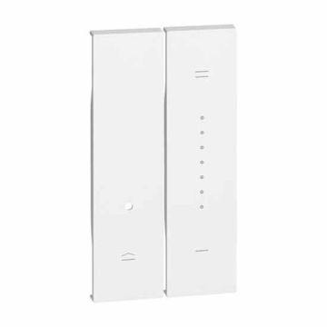 Couvrir Bticino Living Now pour le Dimmer 2 Modules Blanc KW19 Couvrir Bticino Living Now pour le Dimmer 2 Modules Blanc KW19