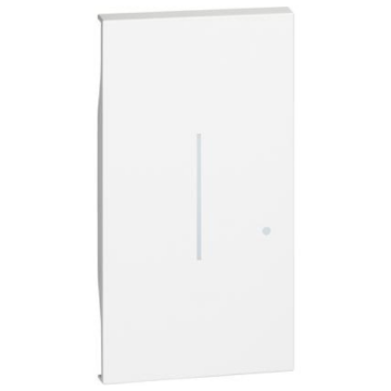 Couvercle BTicino Living Now illuminable pour interrupteur/gradateur 2 modules - blanc KW33M2 Couvercle BTicino Living Now illuminable pour interrupteur/gradateur 2 modules - blanc KW33M2