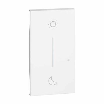 Couvrir Bticino Vie, Symbole de la NUIT ET le JOUR Blanc sans Fil KW41M2
