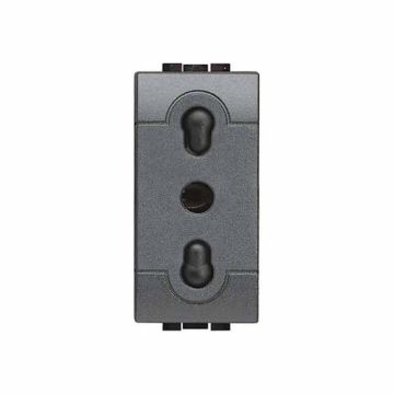 Prises Italienne Standard 2P+T 10/16A Bticino Livilight L4180 Prises Italienne Standard 2P+T 10/16A Bticino Livilight L4180