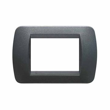 Plaque Living International 3 modules - Acier foncé L4803PA Plaque Living International 3 modules - Acier foncé L4803PA