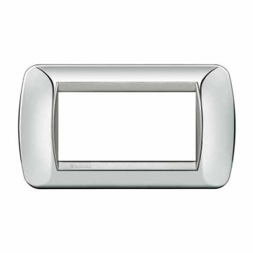 Plaque Living International 4 modules - Chromé L4804CT Plaque Living International 4 modules - Chromé L4804CT