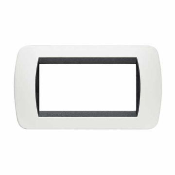 Plaque Living International 4 modules - Blanc L4804PB Plaque Living International 4 modules - Blanc L4804PB
