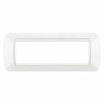 Plaque Living International 7 modules - Blanc L4807BI Plaque Living International 7 modules - Blanc L4807BI