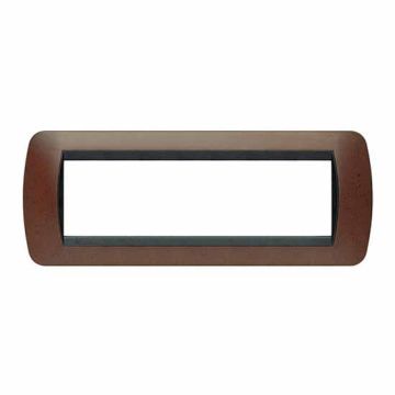 Plaque Living International 7 modules - Bachelite L4807BK Plaque Living International 7 modules - Bachelite L4807BK