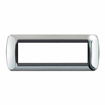Plaque Living International 7 modules - Chromé brillant L4807CR Plaque Living International 7 modules - Chromé brillant L4807CR