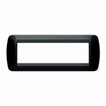 Plaque Living International 7 modules - Noir Solide L4807NR Plaque Living International 7 modules - Noir Solide L4807NR