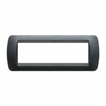 Plaque Living International 7 modules - Acier foncé L4807PA Plaque Living International 7 modules - Acier foncé L4807PA