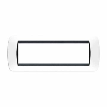 Plaque Living International 7 modules - Blanc L4807PB Plaque Living International 7 modules - Blanc L4807PB