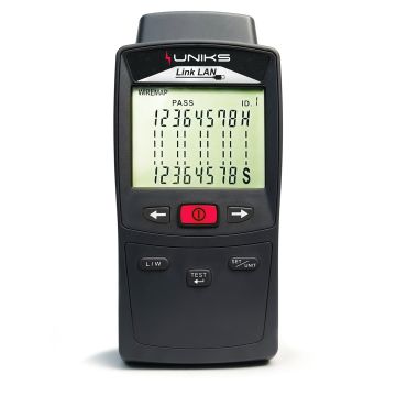 Le testeur portable UNIKS LINK LAN vérifie les câbles réseau, compteur CAT5 et CAT6 LINKLAN Le testeur portable UNIKS LINK LAN vérifie les câbles réseau, compteur CAT5 et CAT6 LINKLAN