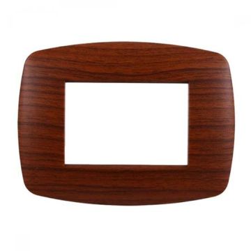 Ettroit Plaque compatible Bticino Livinglight 3 modules slim plastique, couleur bruyère - LN87303