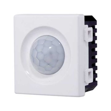 Capteur de mouvement infrarouge PIR compatible avec Bticino Matix, couleur blanche