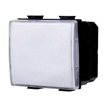 Poussoir porte étiquette compatible Bticino Matix couleur Blanc