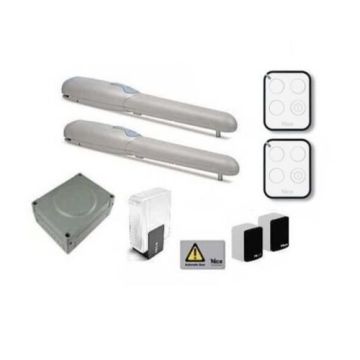 Nice WINGOKIT BD 5024 - Kit d&#39;automatisation complet pour portails battants jusqu&#39;à 3,5 m 24 V