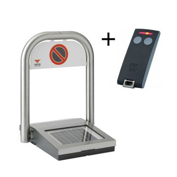 Cardin PARKSUN-SR Automatisme de barrière de parking avec capteur de montée, chargement avec panneau solaire avec batterie en acier