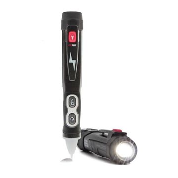 Uniks R12 Détecteur de tension sans contact avec torche IP67 cat IV 48V – 1000V Uniks R12 Détecteur de tension sans contact avec torche IP67 cat IV 48V – 1000V