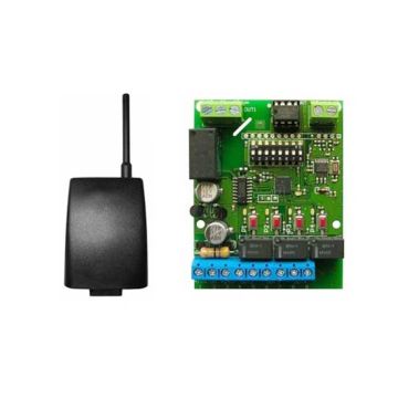 Récepteur radio universel à 4 canaux à auto-apprentissage 433,92 Mhz RX4-XL Récepteur radio universel à 4 canaux à auto-apprentissage 433,92 Mhz RX4-XL