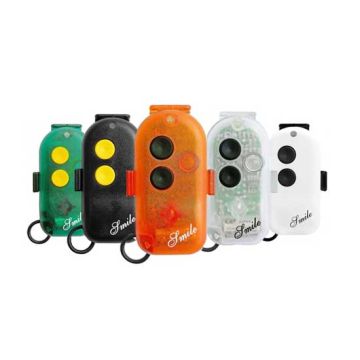 Télécommande à auto-apprentissage 2 automatisation de portail multicolore SMILE-C CH 433 MHz Télécommande à auto-apprentissage 2 automatisation de portail multicolore SMILE-C CH 433 MHz