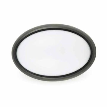12W lampe LED complète de plafond ovale 840LM 110° Mod. VT-8010 SKU 1269 - Blanc Froid 6400K - Noir 12W lampe LED complète de plafond ovale 840LM 110° Mod. VT-8010 SKU 1269 - Blanc Froid 6400K - Noir