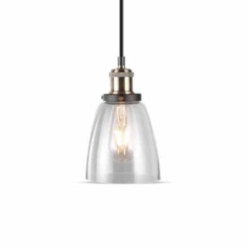 V-TAC VT-7140 E27 suspension en verre et métal Ф140mm - sku 3735 V-TAC VT-7140 E27 suspension en verre et métal Ф140mm - sku 3735