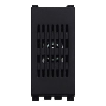 Buzzer ETTROIT 1 module 220V 6A Couleur Noir Compatible Avec Vimar Arke - VA1501