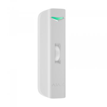 AJAX Curtain Outdoor Mini Jeweller Capteur de rideau extérieur sans fil PIR + Micro-ondes IP55 Blanc – Réf. 130273.345.WH1