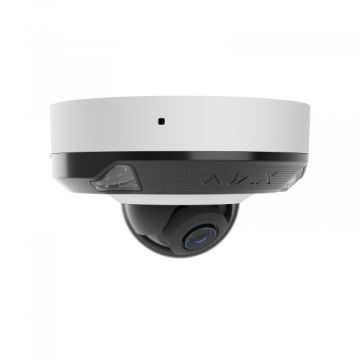 Caméra IP intelligente Ajax DomeCam Mini 8MP 2,8 mm IA Blanche 133273.14.WH1