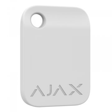 Porte-clés sans contact AJAX White Tag Secure DESFire – Lot de 3 – Réf. 38232.90.WH
