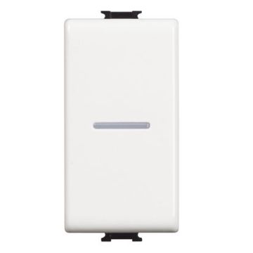 BTICINO Matix - Interrupteur axial 1P 10A 1 module blanc BTICINO Matix - Interrupteur axial 1P 10A 1 module blanc
