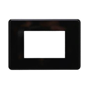 ETTROIT AN87302 Plaque fine fine 3P couleur Noir Compatible avec Bticino Axolute Air