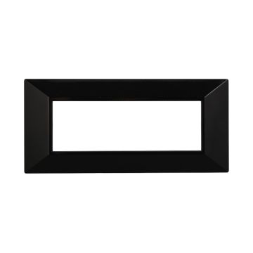 ETTROIT AN90602 6P Plaque Pyramide Moon Série 6 Couleur Noir Compatible avec Bticino Axolute