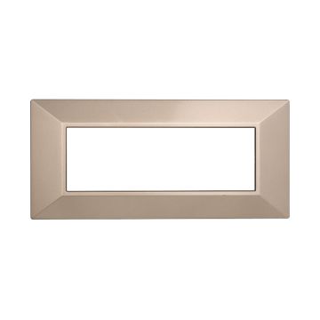 ETTROIT AN90610 6P Plaque Pyramide Série Lune Couleur Bronze Compatible avec Bticino Axolute
