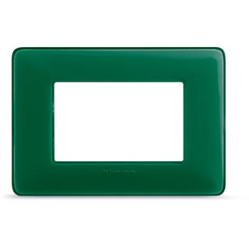 BTICINO matix - Assiette 3 places 3M couleur émeraude AM4803CVS BTICINO matix - Assiette 3 places 3M couleur émeraude AM4803CVS