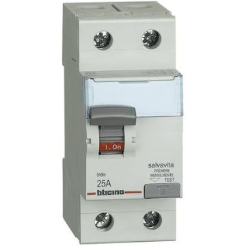 Bticino btdin G723AC25 - Interrupteur différentiel AC pur 2P 25A 30mA Bticino btdin G723AC25 - Interrupteur différentiel AC pur 2P 25A 30mA