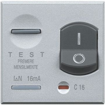 BTICINO HC4305/10 axolute - disjoncteur différentiel 1P+N 10A 10mA