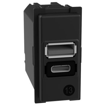 Chargeur USB Living Now BTicino K4191AC 15 W A+C