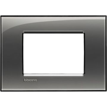 Bticino LL - LNA4803KF Plaque fumée 3P de London Living Light Bticino LL - LNA4803KF Plaque fumée 3P de London Living Light