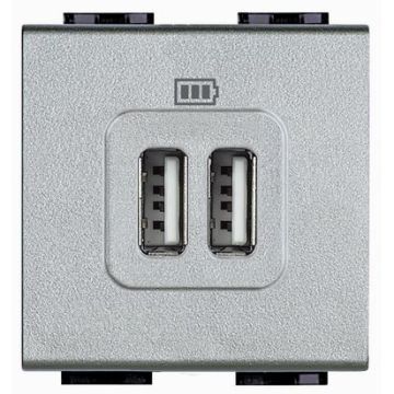 Bticino Living Light NT4285C2 LL - Chargeur USB 2 prises techniques